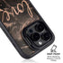 Love Rose Gold Black iPhone 15 Pro Kickstand Case
